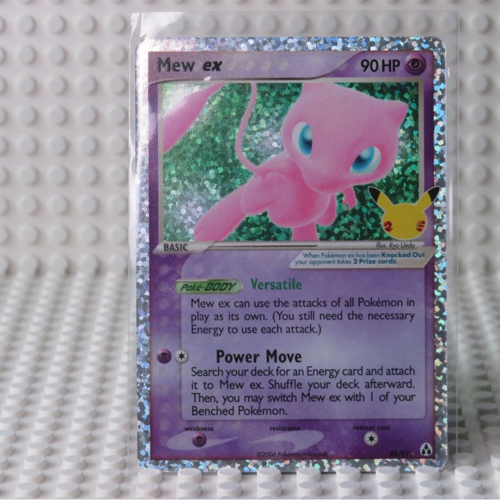 MEW EX POKEMON CARD